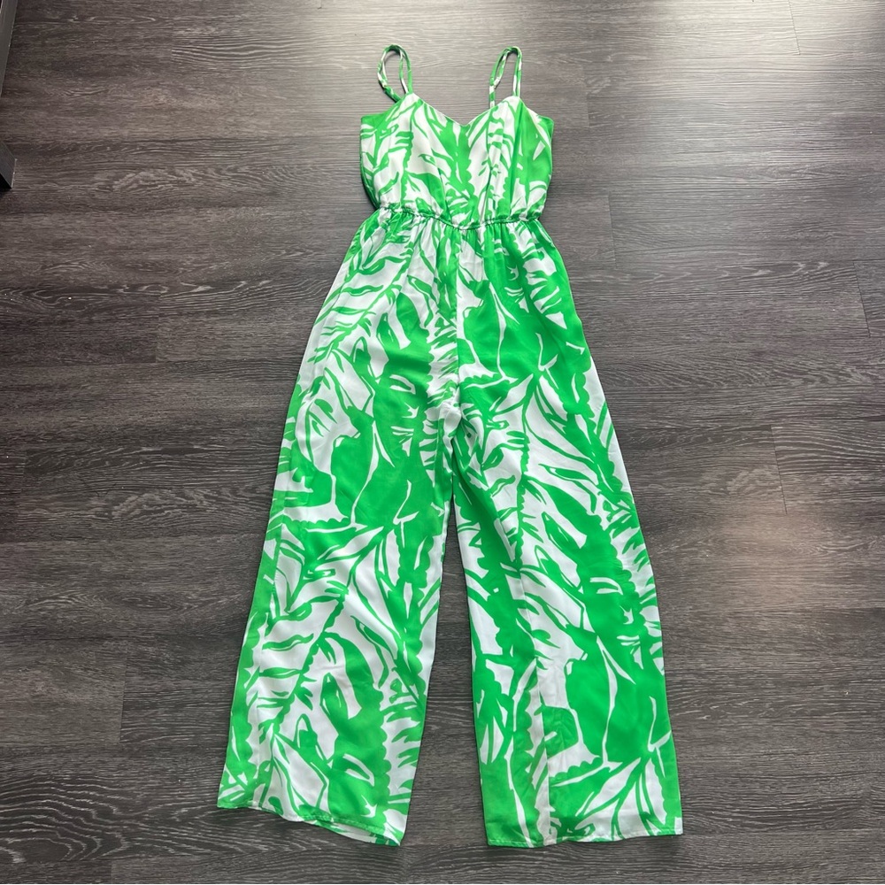 Lilly Pulitzer Botanical “Boom Boom” Jumpsuit - Picture 2 of 9